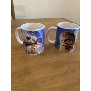 Star Wars mug set of two Chewbacca Millennium Falcon Galerie Coffee Mug Cups